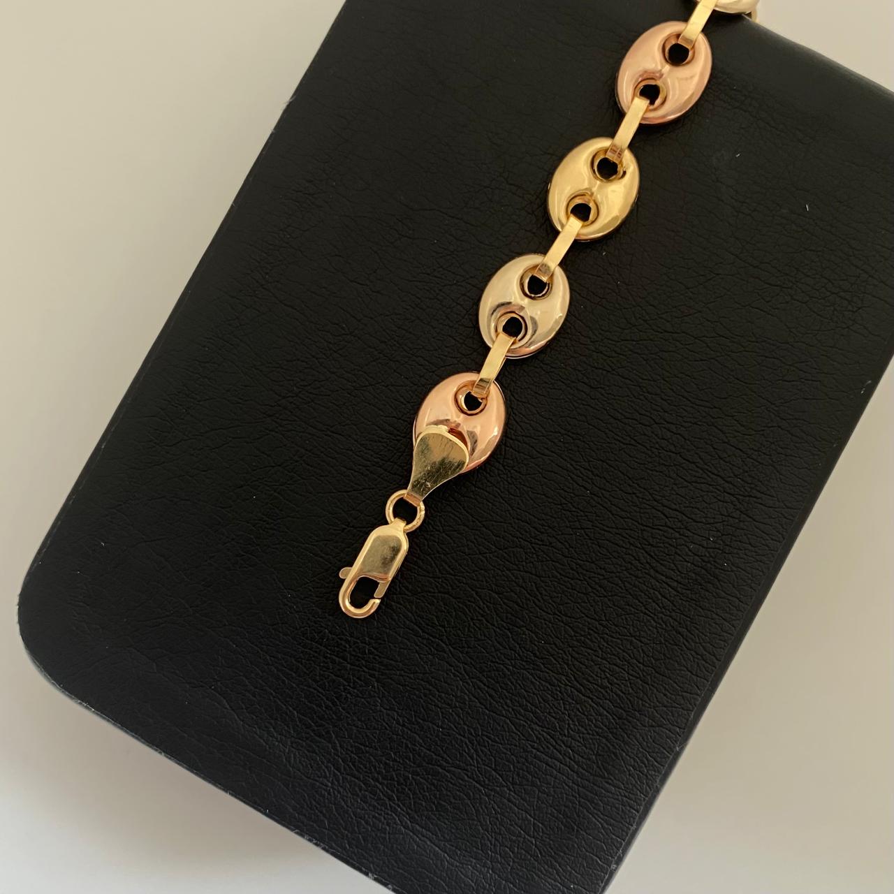 Pulso gc Tres oros 18k 8,10 Gr / 9,5 mm / 20,5 Cm Broche 0,80